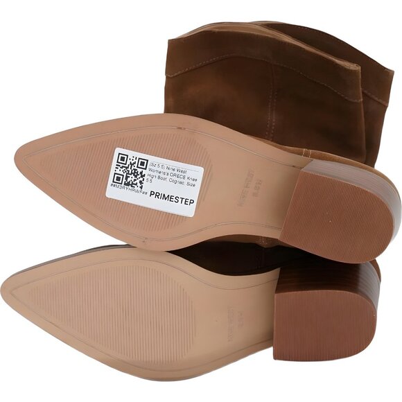 Nine West ORECE Knee-High Boots Cognac Women's US 5.5 - Picture 6 of 6